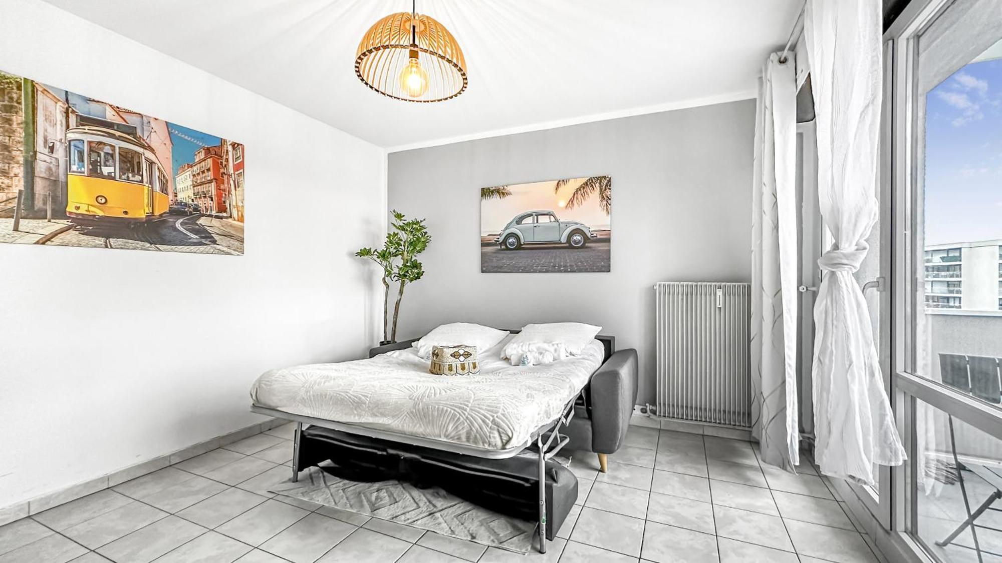 Appartamento Homey Mosa - Au Pied Du Tram - Proche Centre - Balcon Prive - Wifi Et Netflix *