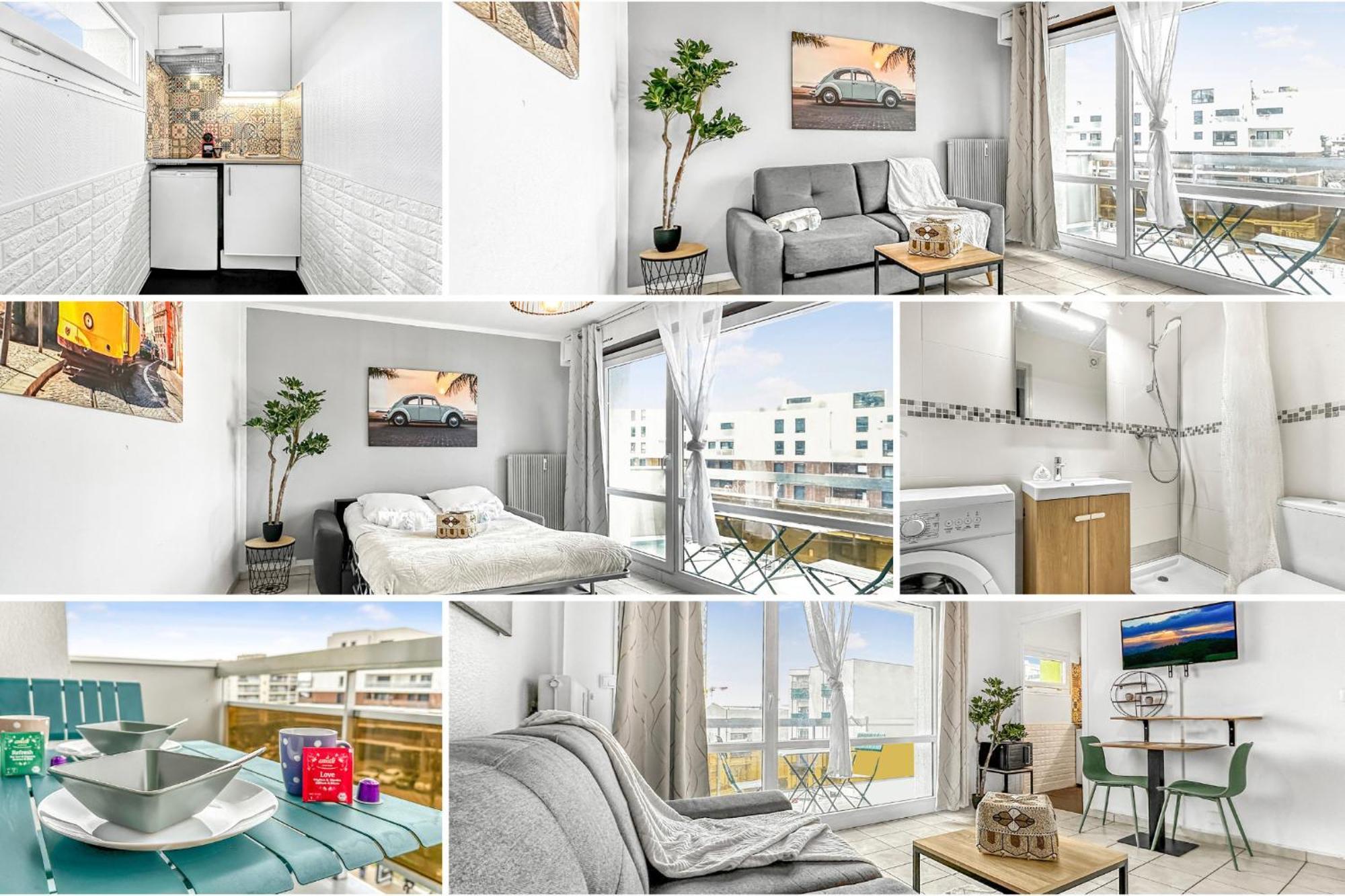 Appartamento Homey Mosa - Au Pied Du Tram - Proche Centre - Balcon Prive - Wifi Et Netflix